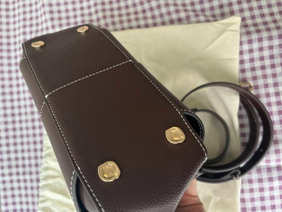 レザー ショルダーバッグ エボニー