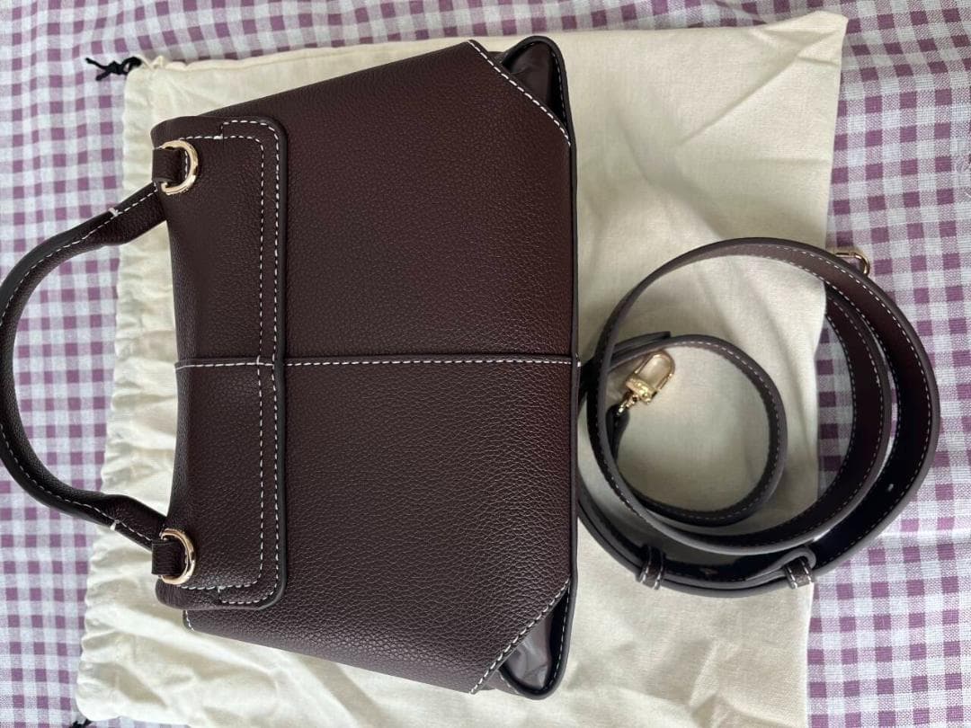 レザー ショルダーバッグ エボニー