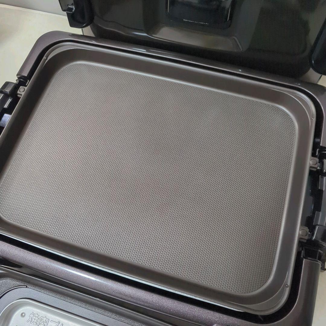 22年製 Tiger ホットプレート CRV-G301 3枚プレート ブラウン