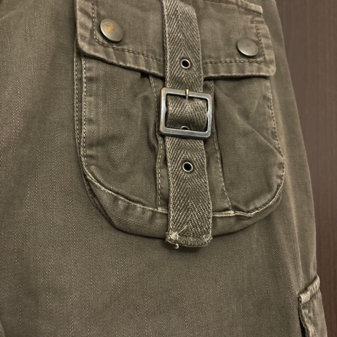 00s archive TETE HOMME ダブルニー カーゴパンツ M