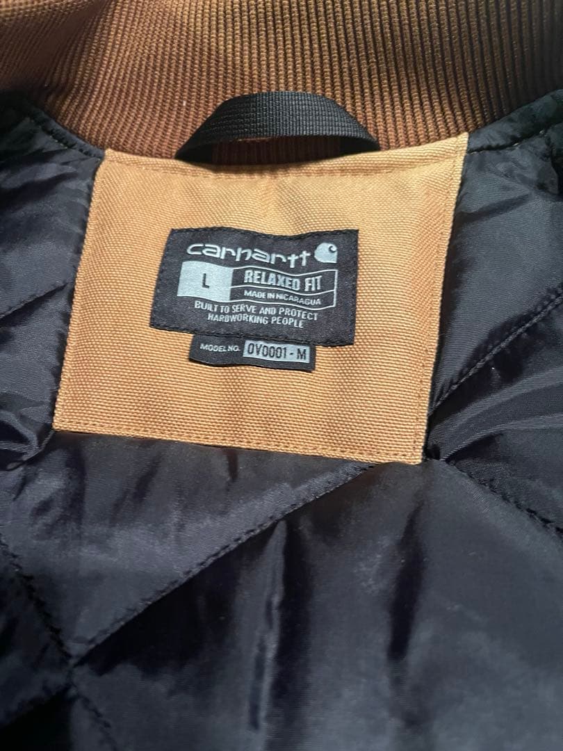 【美品】Carhartt カーハート CARHARTT ダックダウンベスト　L