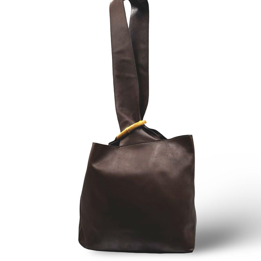 【ヴィンテージ】ヨーガンレール　ショルダーバッグ　オールレザー　ブラウン　肩掛け