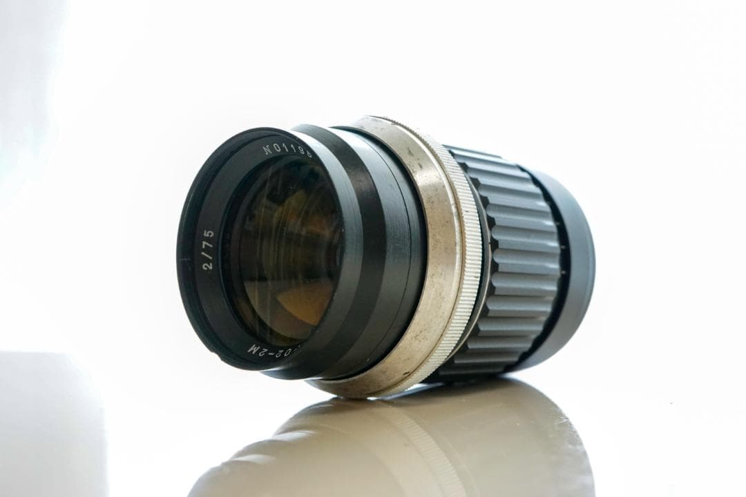 KMZ PO-2-2M 75mm f2 ライカMマウント改 オールドシネレンズ