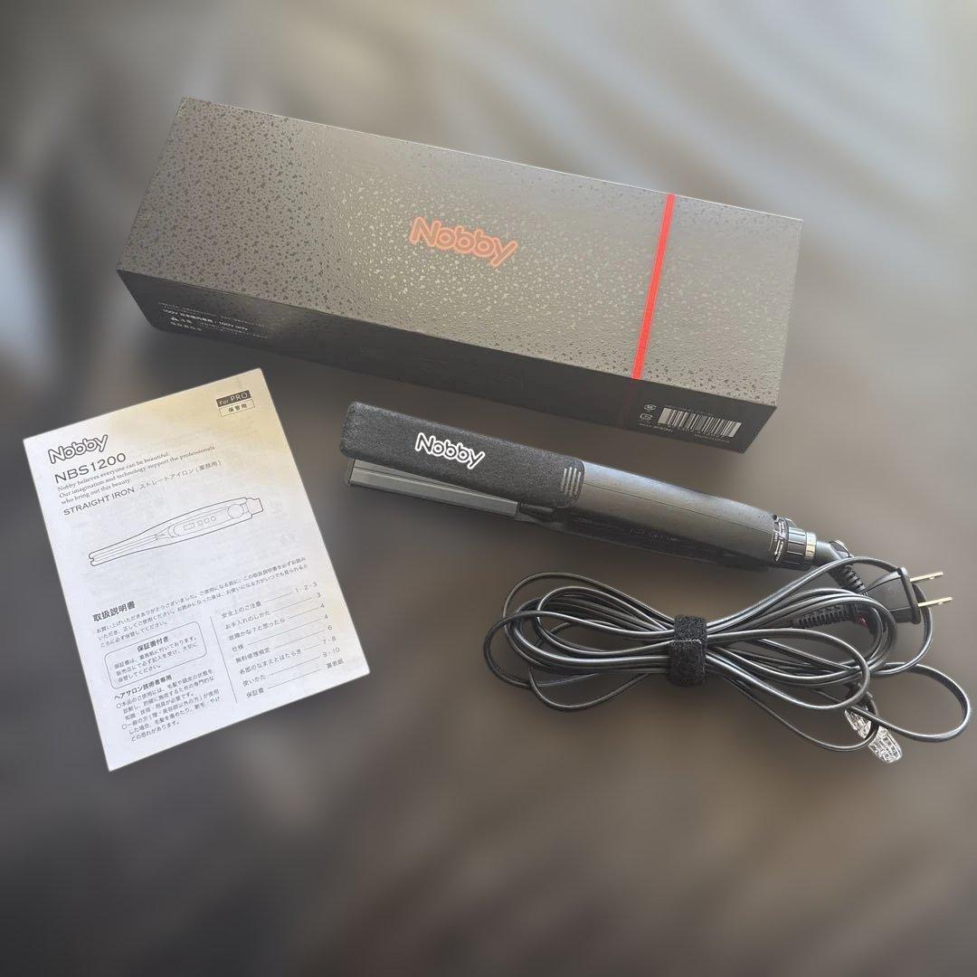 美品　Nobby NBS1200 ストレートヘアアイロン(プロ用)