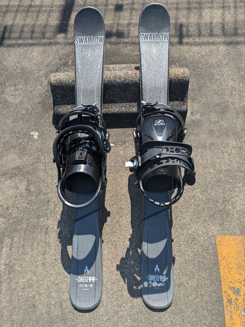 スキーボード ZUMA TXT90 ZMスノボビンディングセット 99cm