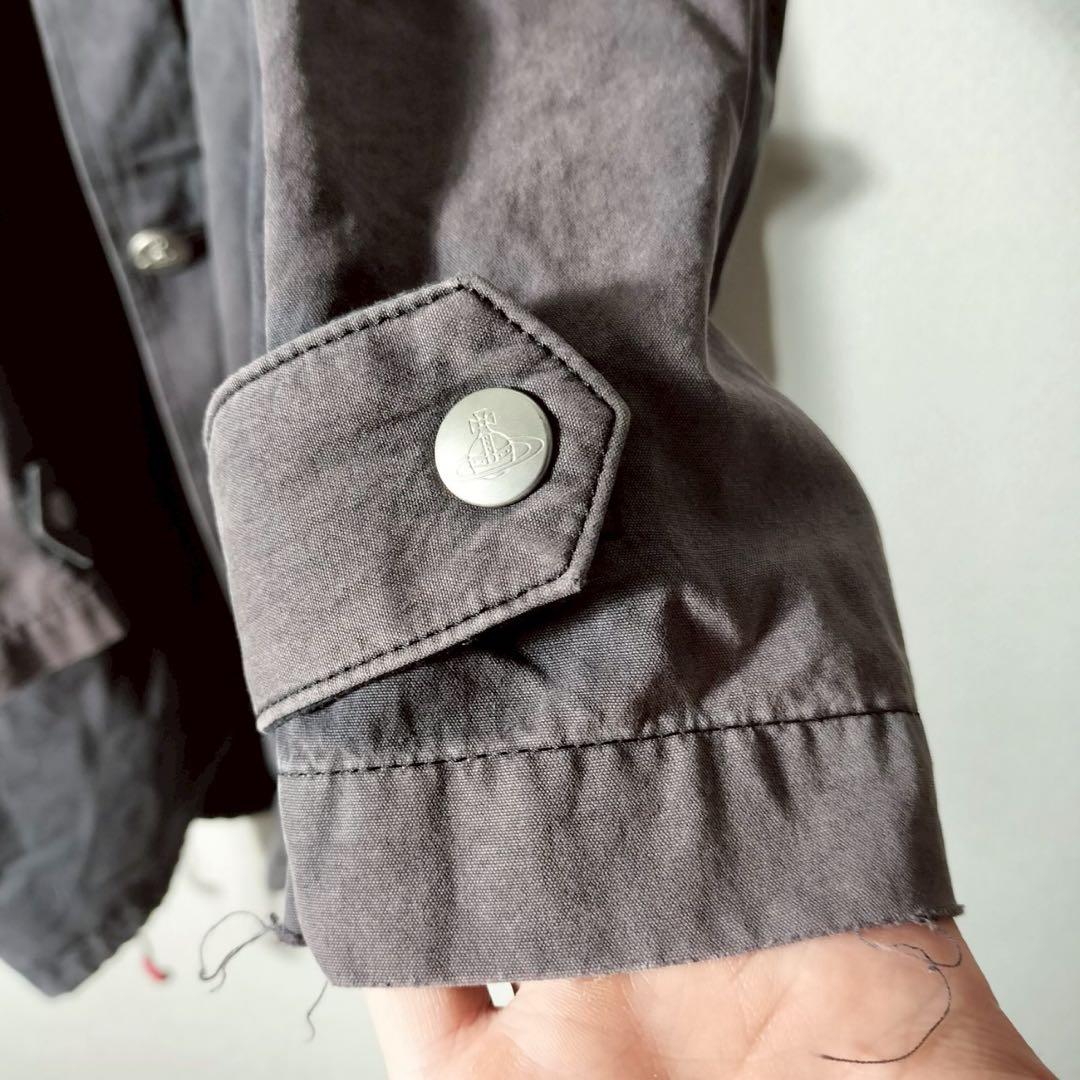 【鬼フェード】ヴィヴィアンウエストウッドマン 変形モッズコート ロング オーブ