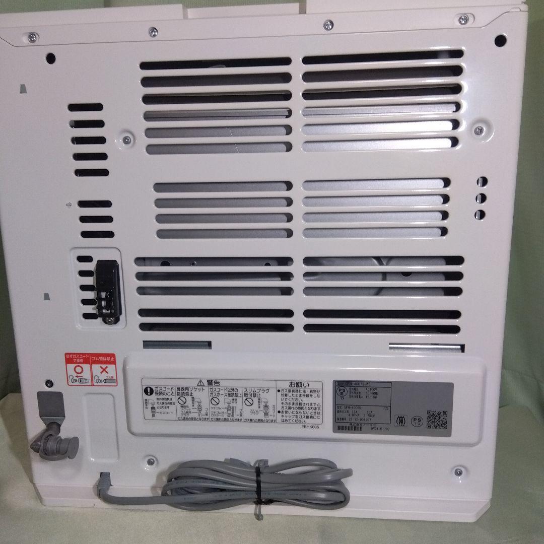 NORITZ 都市ガスガスファンヒーター GFH-4007S-W5　美品