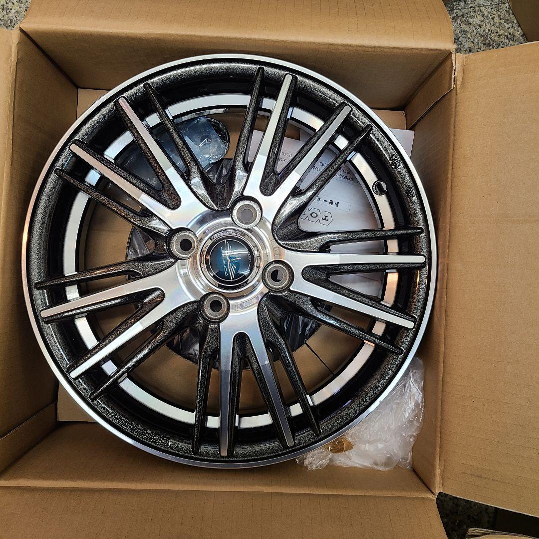 未使用DORFREN IFYNITE 15インチホイール 4H　ブラック4セット