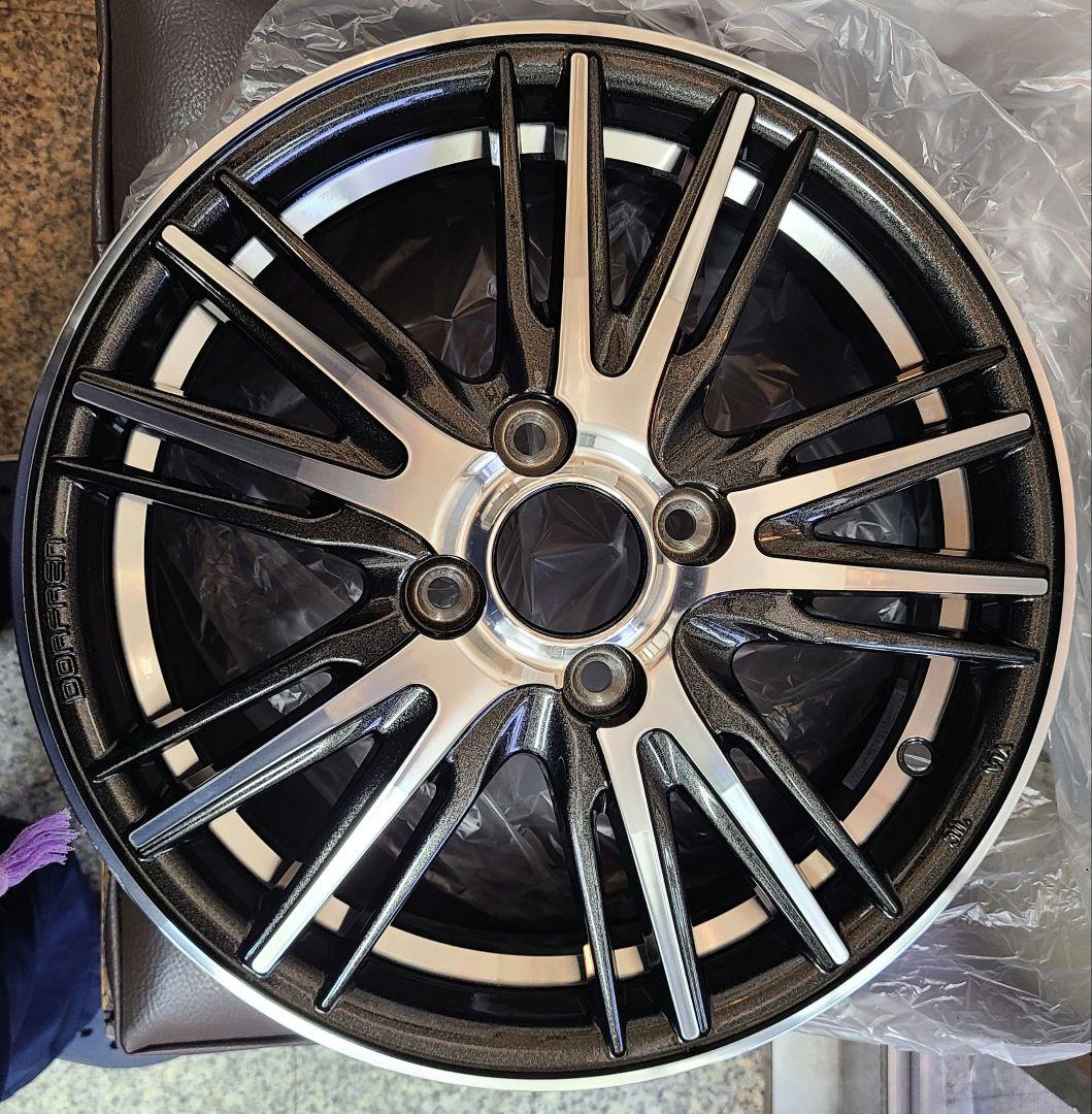 未使用DORFREN IFYNITE 15インチホイール 4H　ブラック4セット