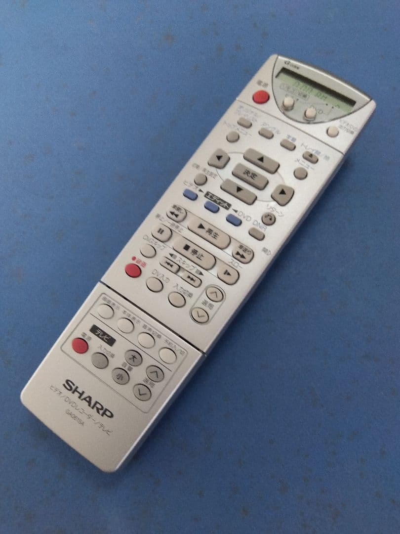 シャープ DVDレコーダーリモコン GA061SA 中古美品 243E