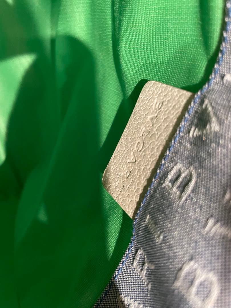 ブルガリ　ロゴマニア　ブルー　アイボリー　ミニトートバッグ