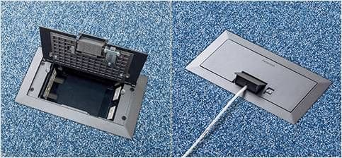 インナーコンセントスクエアL器具ユニット NE35605 2個セット