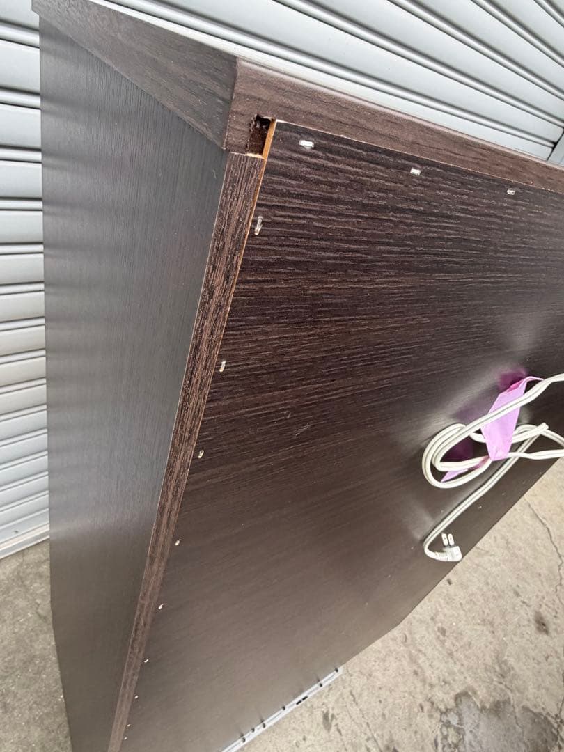 最終価格 ニトリ レンジボード ブラウン 茶色 横幅80cm