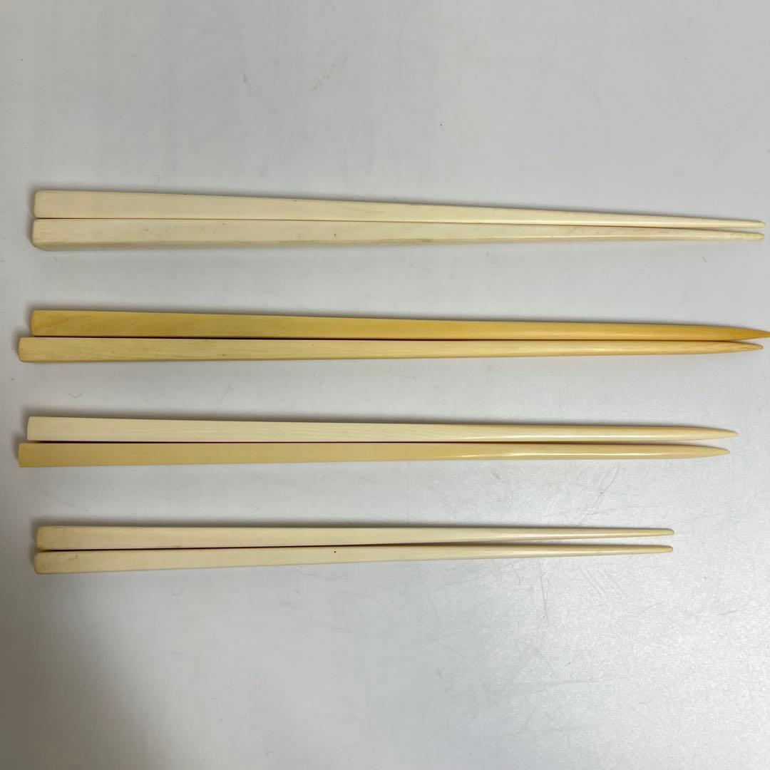 極上　箸　4膳　共箱　113g 東K8-0112☆2F
