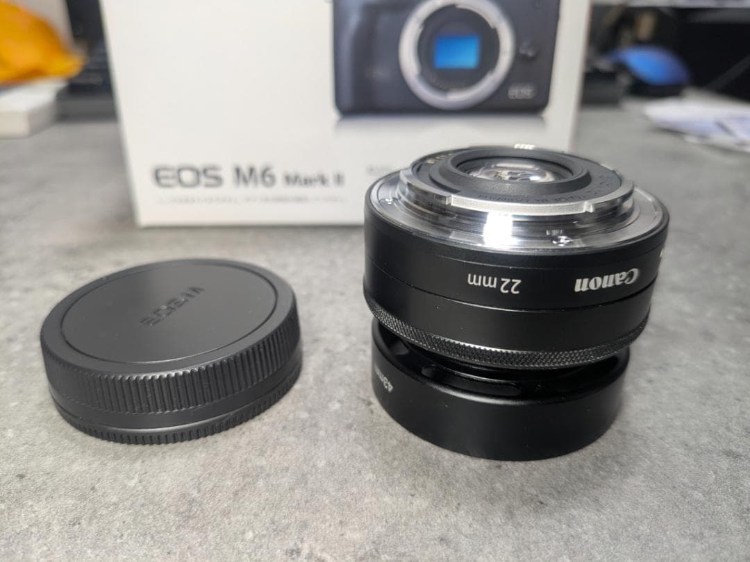 Canon EOSM6markII ボディ シルバー　レンズ等、多数おまけあり