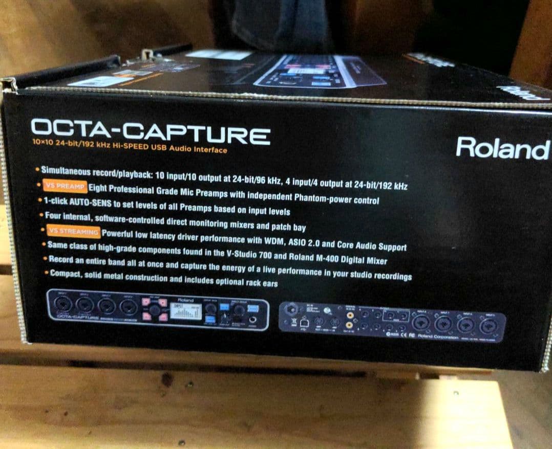 Roland OCTA-CAPTURE オーディオインターフェース