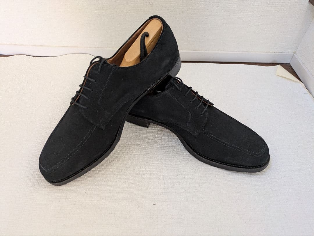 SCOTCH　GRAIN　日本製　Uチップ　26.5cm　黒スウェード