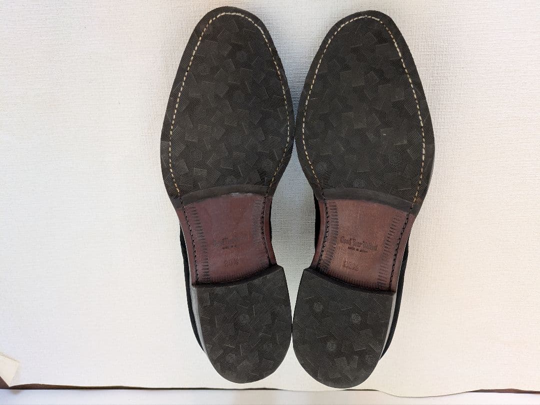 SCOTCH　GRAIN　日本製　Uチップ　26.5cm　黒スウェード