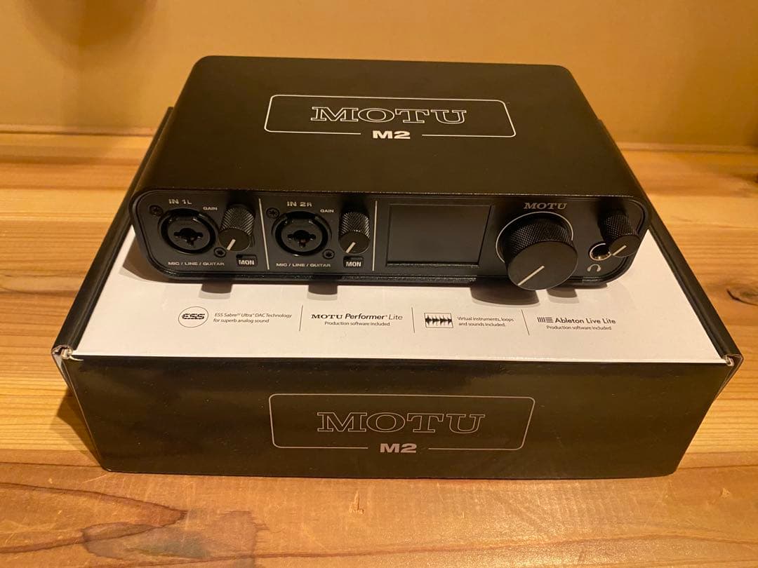 MOTU M2 モツ オーディオインターフェイス