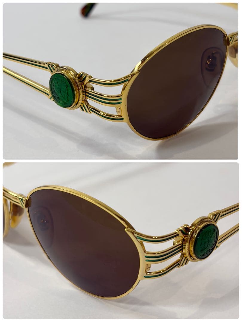 FENDI SL7073 オーバル型サングラス イタリア製 フルリム ケース付