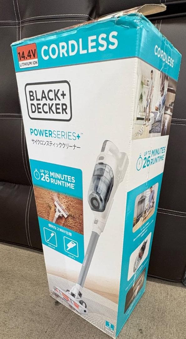 展示品！ブラック＆デッカー 14.4Vサイクロンクリーナー　BHFEA420J