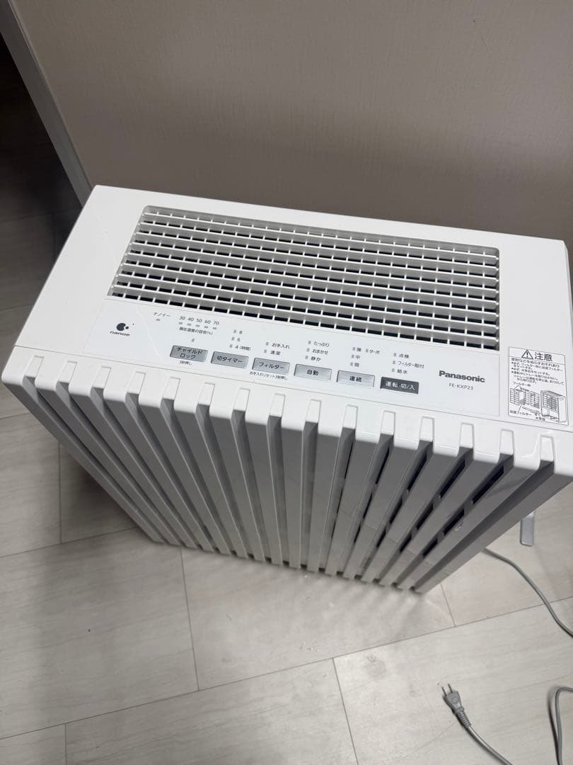 panasonic パナソニック　気化式加湿器　FE-KXP23 2017年製
