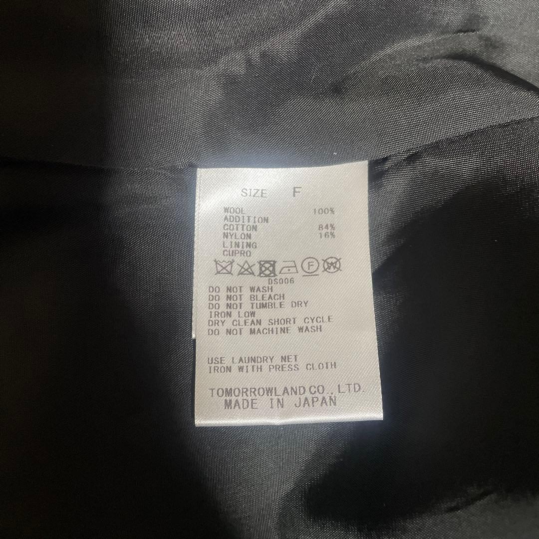 即完売品　DES PRES ウールジョーゼットクロップドジャケット