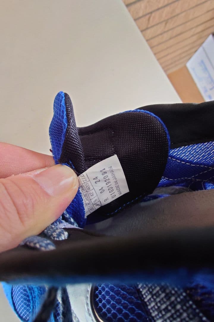 着用1回☆ミズノ ウェーブエンペラージャパン4 ランニングシューズ 27cm 青