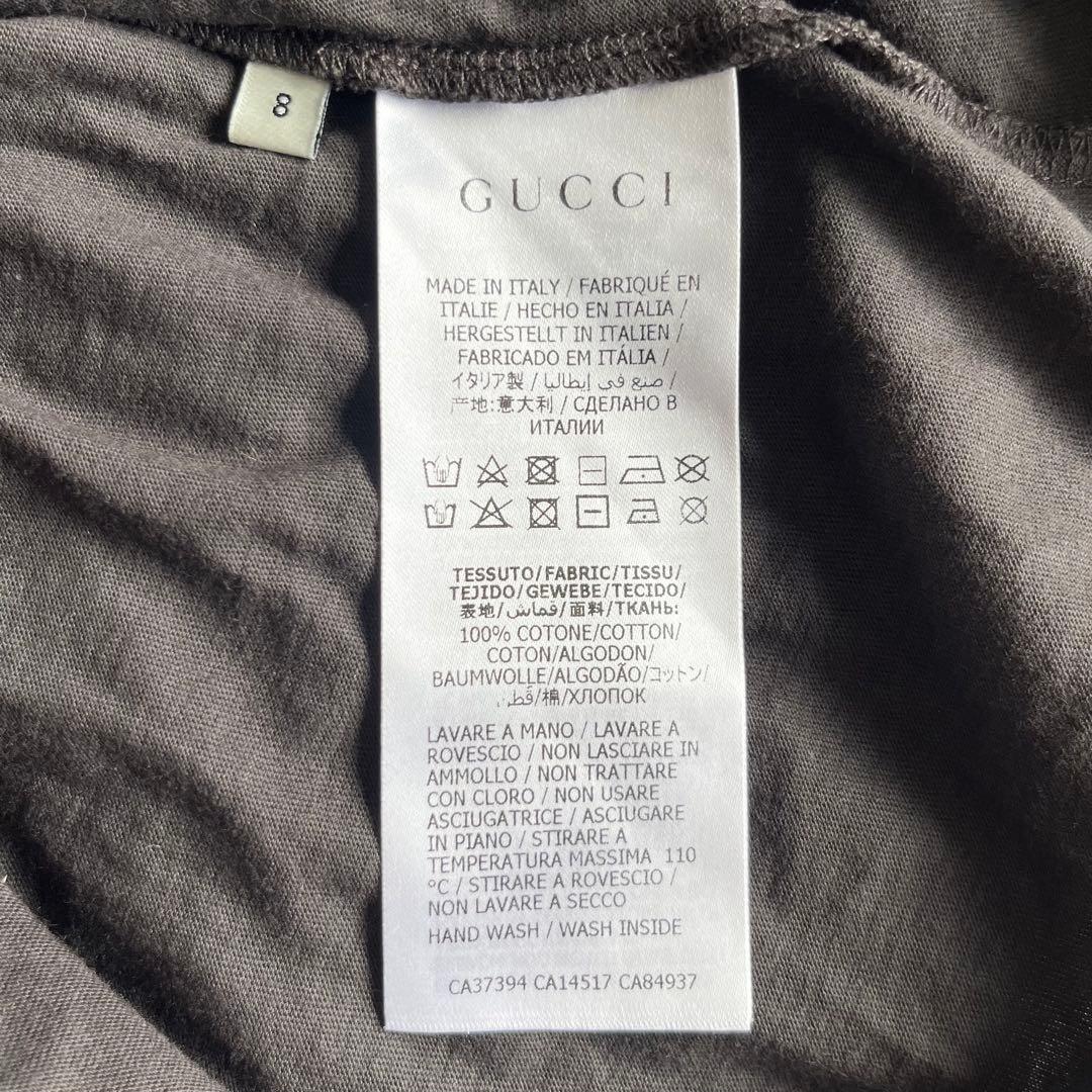 【美品✨】ヒグチユウコ×GUCCIチルドレンズ　猫プリントTシャツ　サイズ8