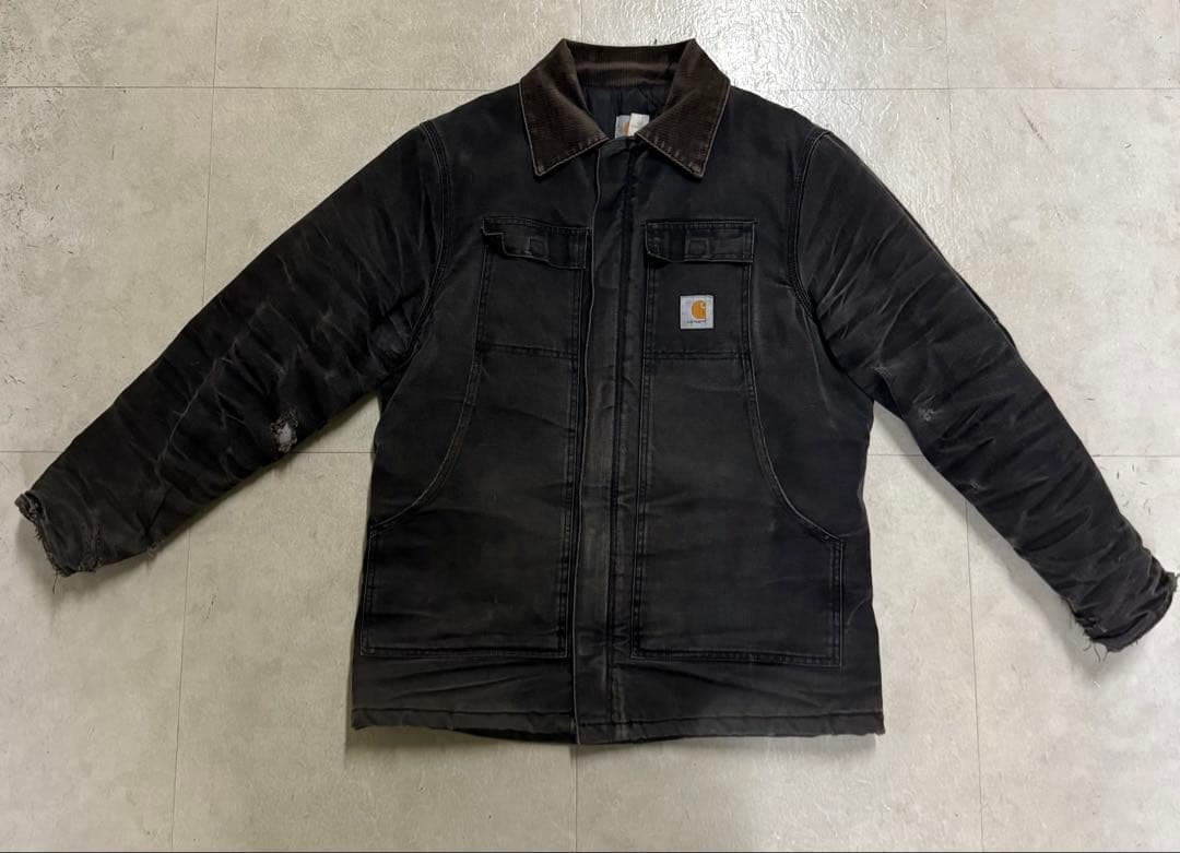 Carhartt カーハート トラディショナル ジャケット　黒 鬼フェード
