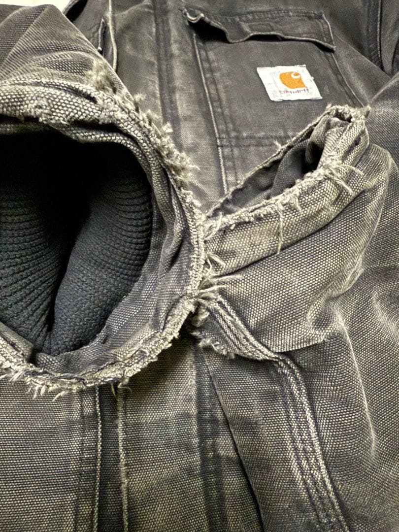 Carhartt カーハート トラディショナル ジャケット　黒 鬼フェード