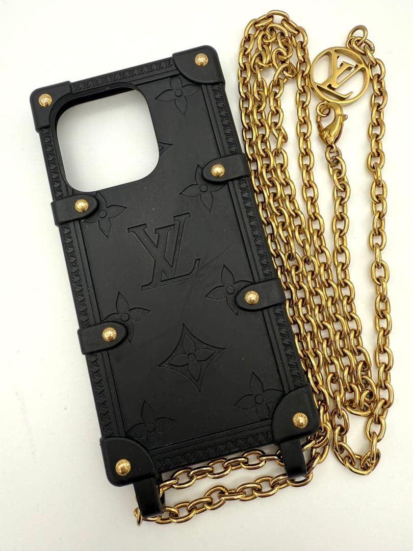ルイヴィトン モノグラム リ トランク iPhone 14Pro対応 ケース