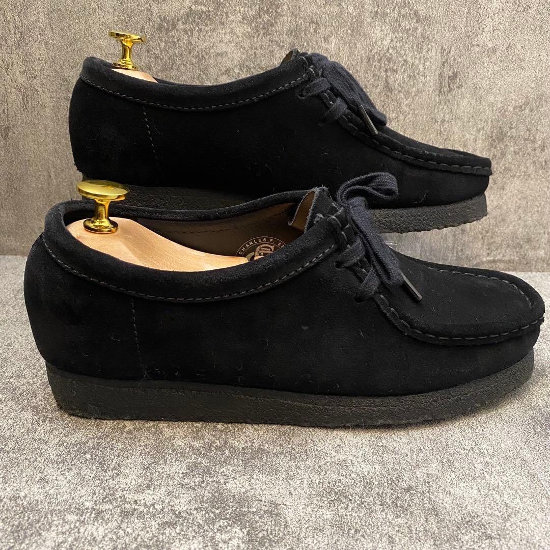 クラークス Clarks ワラビー【24.5】ブラック スエード