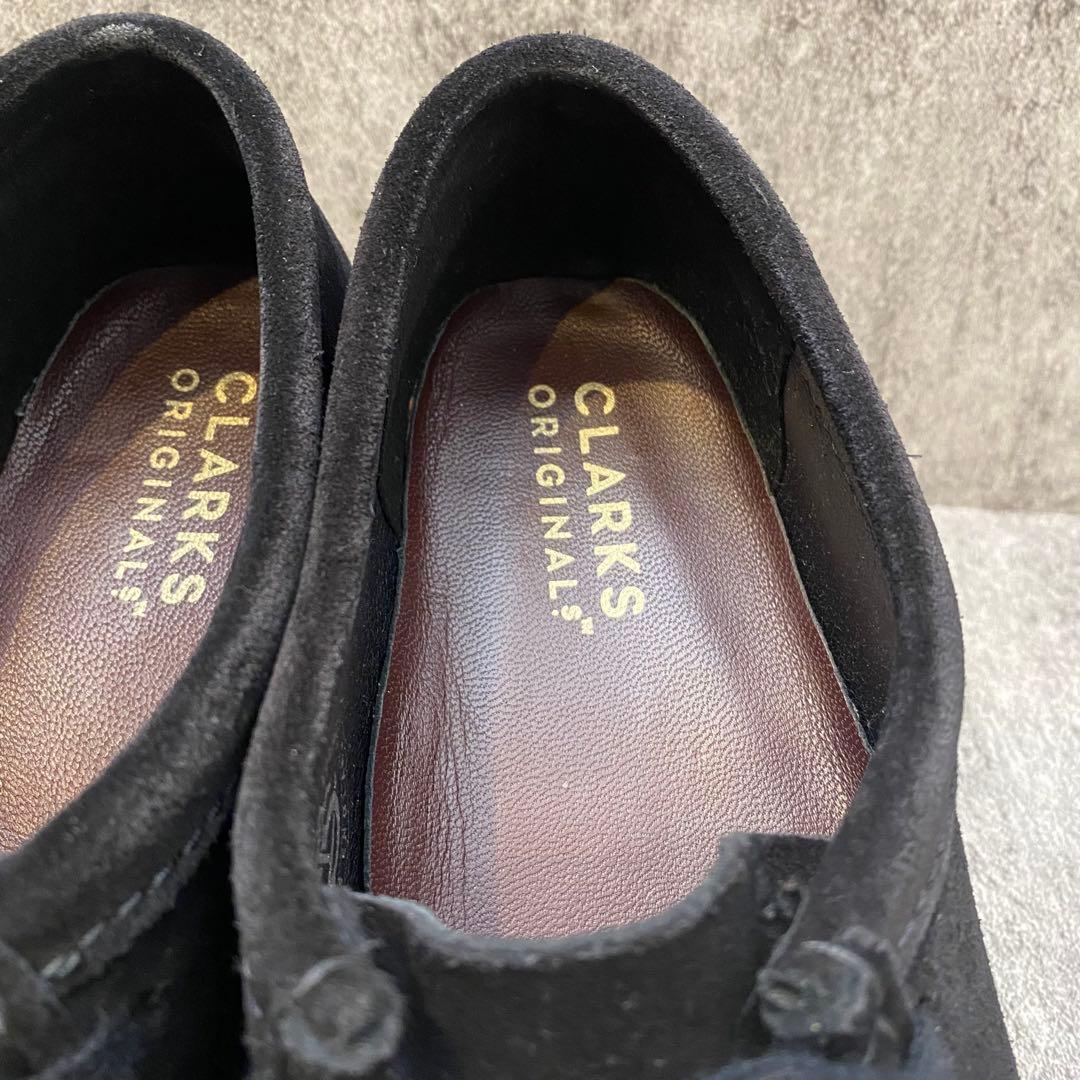 クラークス Clarks ワラビー【24.5】ブラック スエード