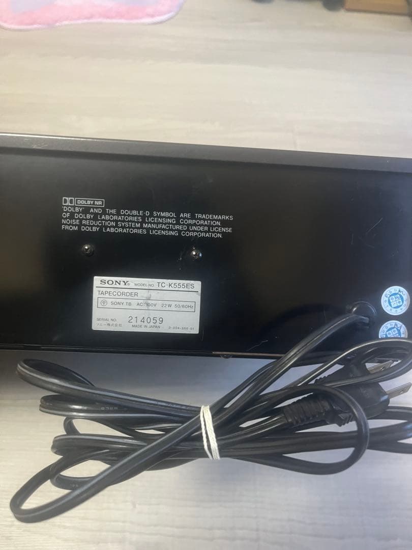 SONY カセットデッキTC-K555ES