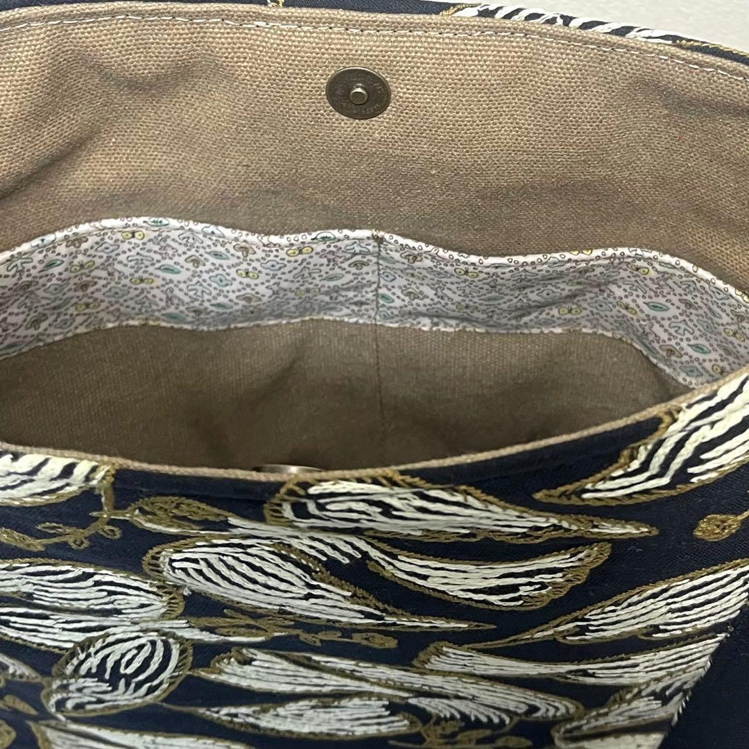 ミナペルホネン　ハンドメイドバッグ　まーるいショルダーバッグ