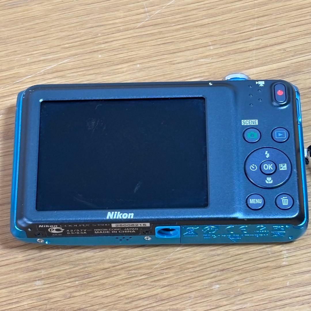 Nikon COOLPIX S3500 オリエンタルブルー　デジタルカメラ