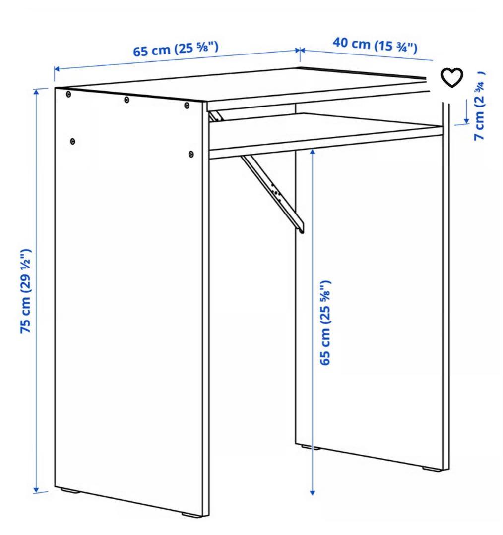 ホワイトドレッサー 大きな鏡付き