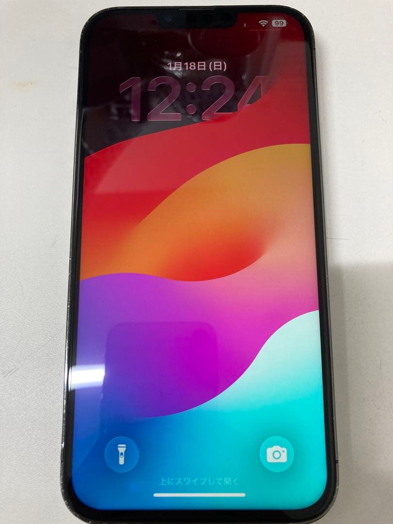 iPhone 13 pro max 128GB グラファイト　ジャンク　N239