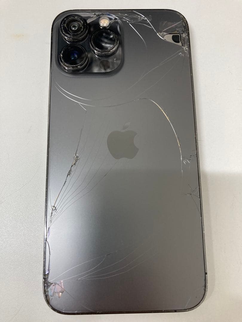 iPhone 13 pro max 128GB グラファイト　ジャンク　N239