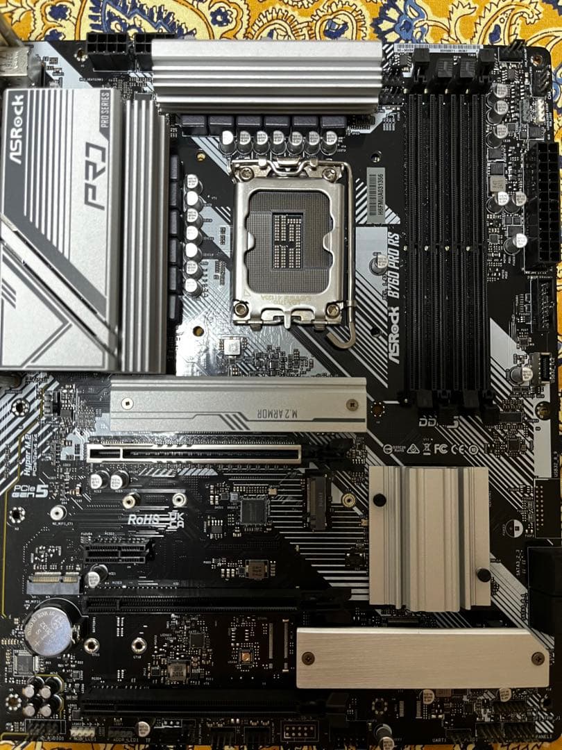 【動作品】ASRock B760 Pro RS マザーボード 本体のみ 半年使用