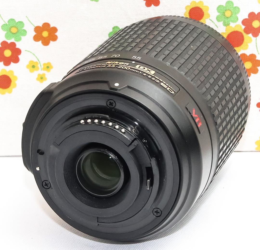 ニコン Nikon AF-S 55-200m☆望遠レンズ☆付属品多数