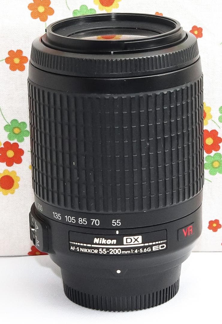 ニコン Nikon AF-S 55-200m☆望遠レンズ☆付属品多数