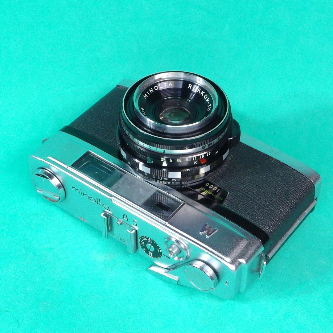 【美品】ミノルタA5ロッコール45/2.8フルマニュアル機【試写済み】