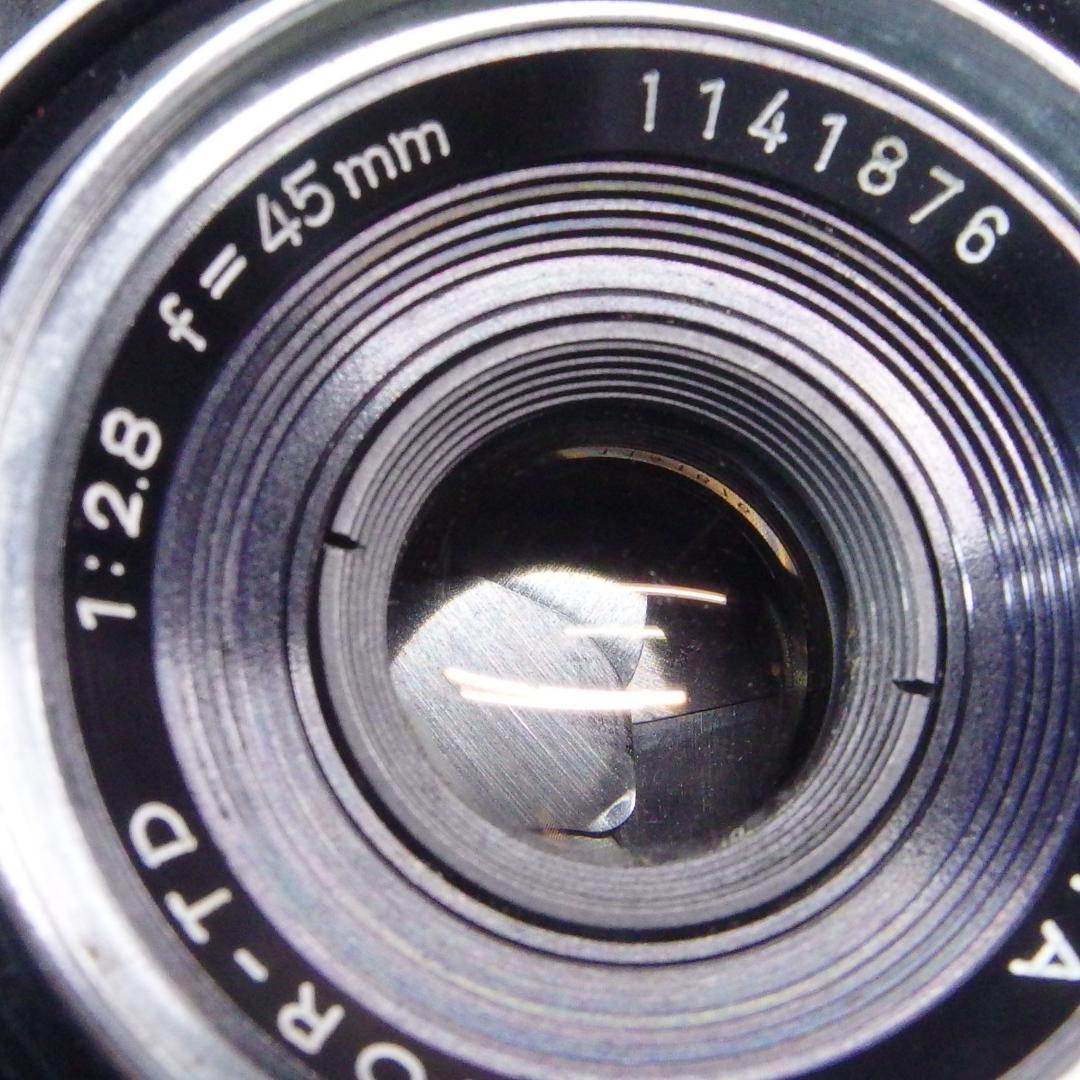 【美品】ミノルタA5ロッコール45/2.8フルマニュアル機【試写済み】