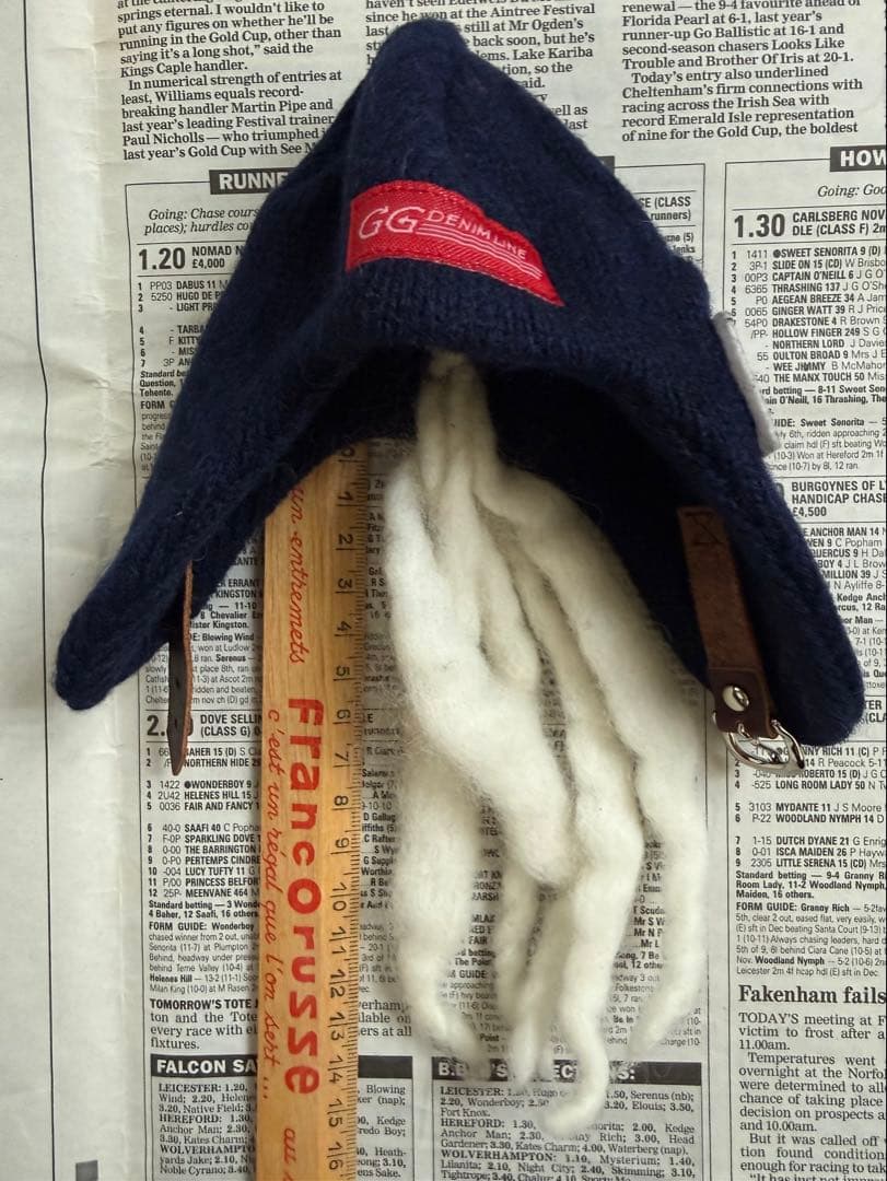 おまとめ2点　　アトリエGG FLIGHTKNITCAP 2½