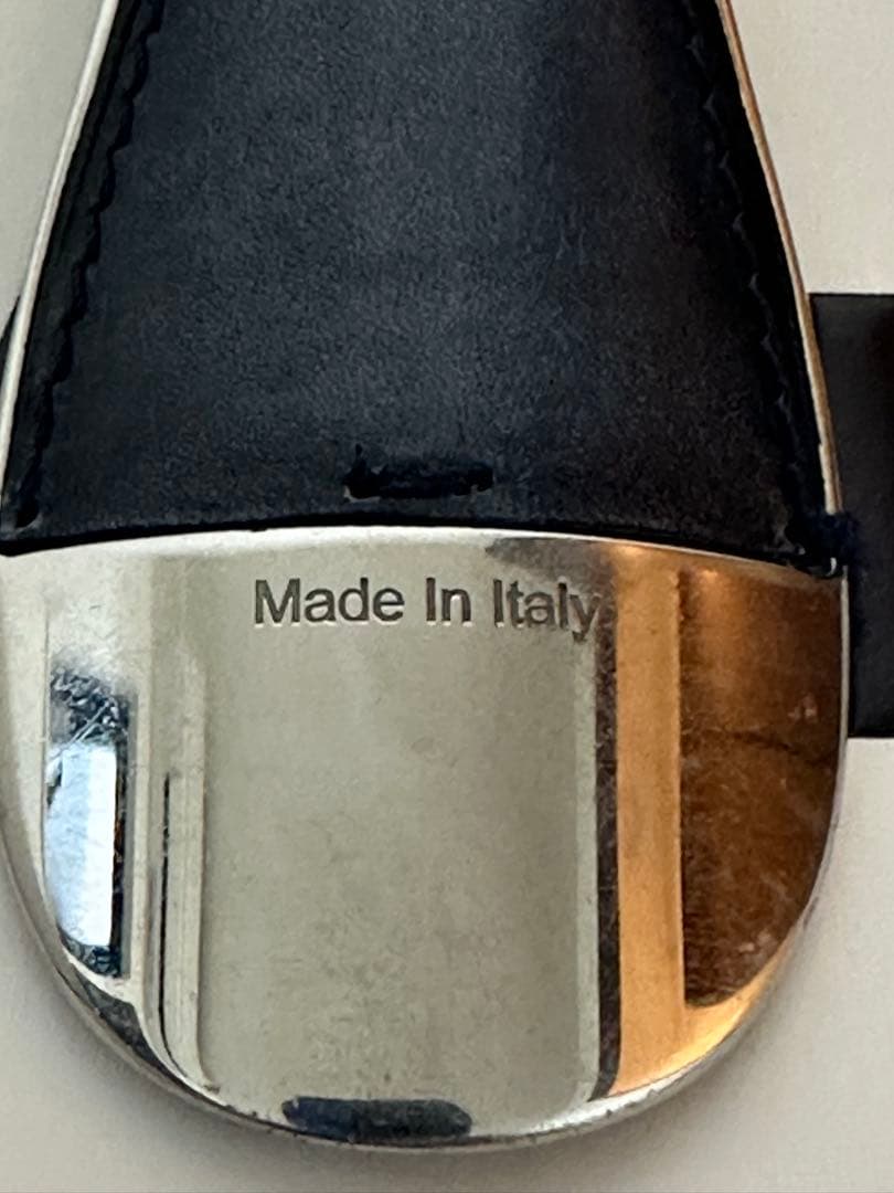 BERLUTI シューホーン レザーキーホルダー