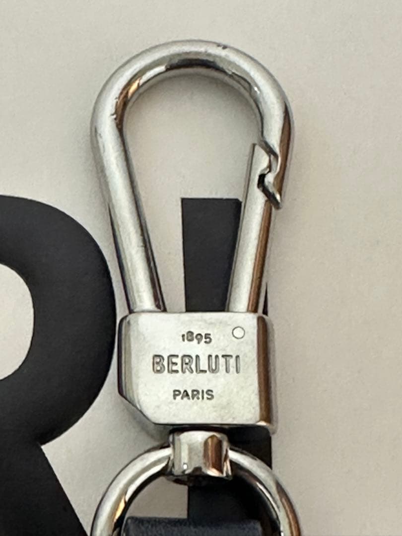 BERLUTI シューホーン レザーキーホルダー