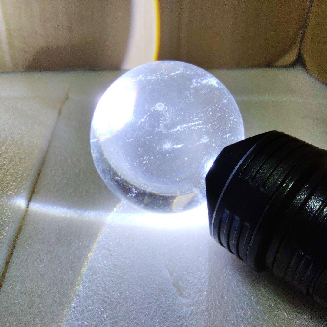 クリスタルクォーツスフィア2個セット売り　水晶丸玉　天然石