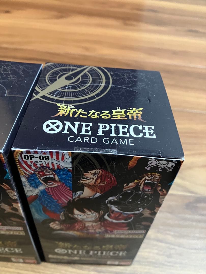 ワンピース新たなる皇帝 4BOXメモリアルコレクション1boxテープ付き 未開封